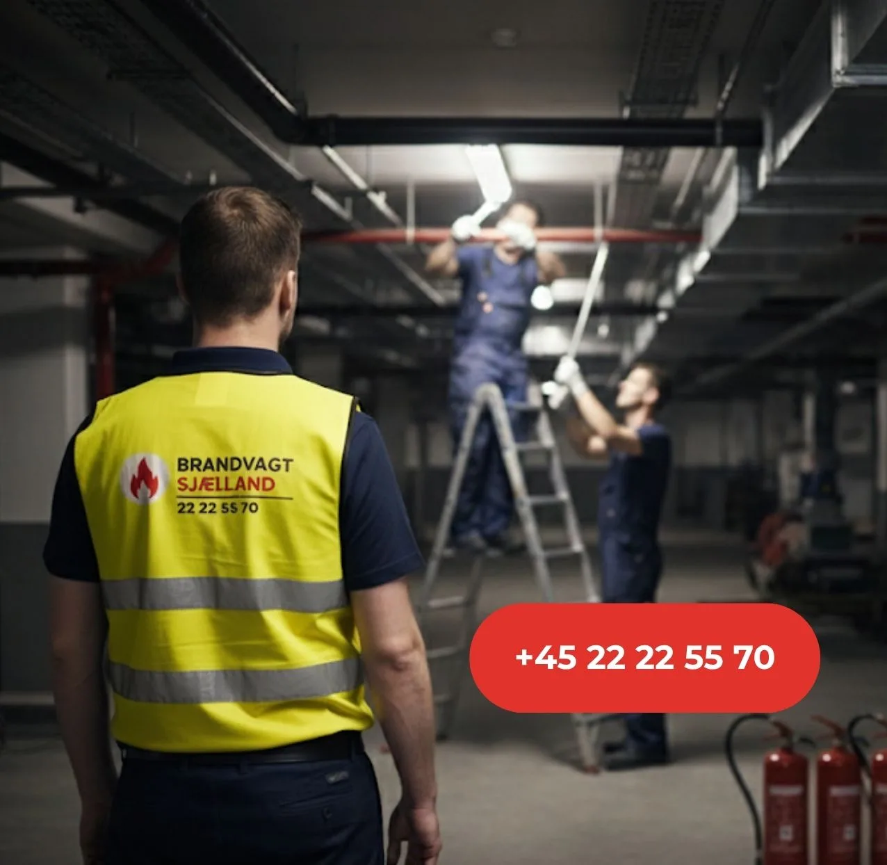 Brandvagt Udskiftning af sprinklere